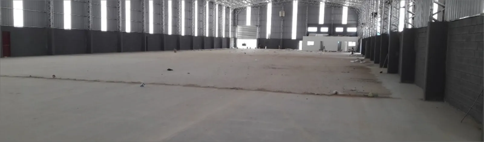 Losa de pavimento industrial terminada